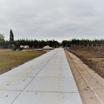 Project kwekerij Opheusden | Betonpad met betonplaten 200x200x.14cm